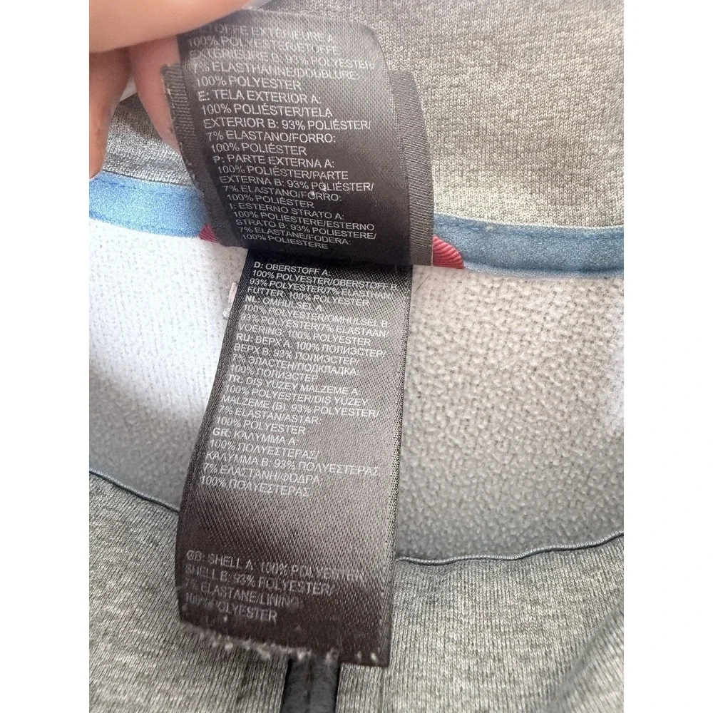 The North Face Jacket Men Large Gray Solid Fleece Gorpcore Pullover Half‎ Zip